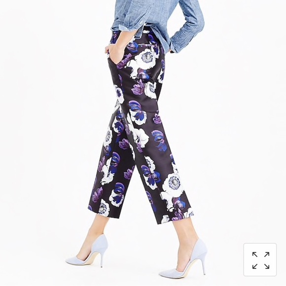 J. Crew Pants - JCrew patio pant in violet poppy